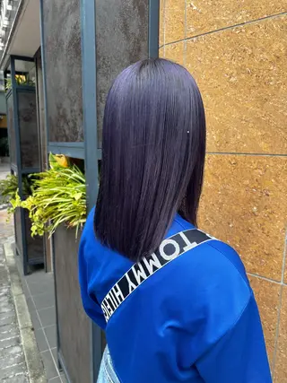 ミディアム カラー 🍒サクラ🍒 /透明感カラー/艶髪のヘアスタイル