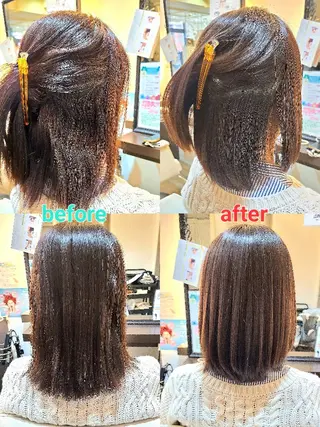 ミディアム hair make  ange 所属・赤池 彩のヘアスタイル
