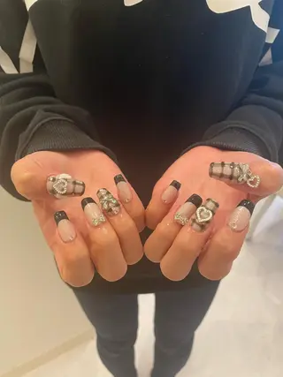 ネイル 束感まつ毛/ネイル/ LED♥KIRARAのマツエク・マツパデザイン