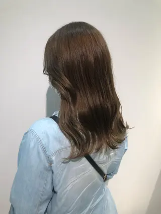 セミロング カラー レイヤー/お顔まわり 暖色カラー🍑Amiのその他イメージ