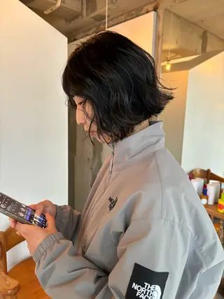 ショート mirai/ブリーチ ダブルカラーのヘアスタイル