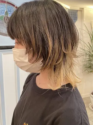 セミロング 🐺高椋 海/ウルフ/レイヤーのヘアスタイル
