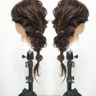 ロング ヘアアレンジ カラー See by merのマツエク・マツパデザイン