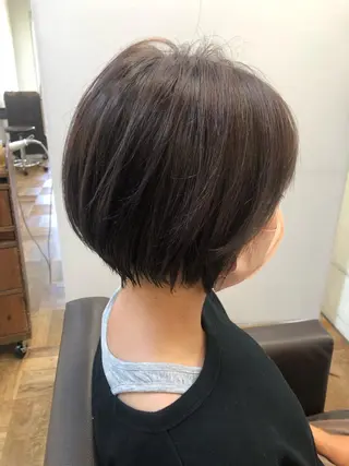 ショート ヤナギウチ エリカのヘアスタイル