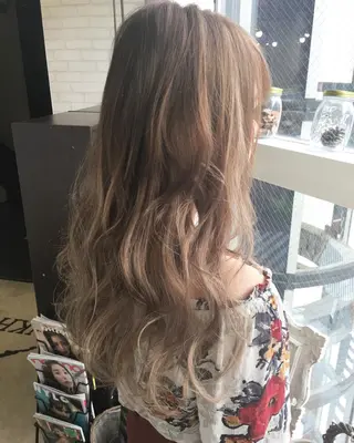ロング カラー ヘアアレンジ エクステの神様 ▫️原島ユウヤ▫️のヘアスタイル