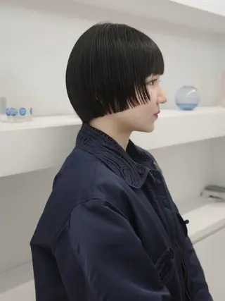 ショート 🌱ぱつっと/ボブ 🌱のヘアスタイル