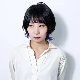 ショート カラー ヘアアレンジ 大橋 拓巳のヘアスタイル