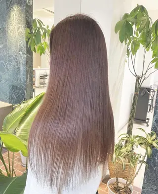 セミロング タナカ レイヤのヘアスタイル