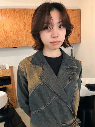 ショート 暖色/パーマ 🌼クニトウメイのヘアスタイル