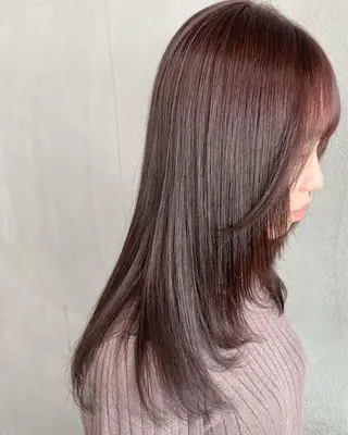 セミロング カラー ヘアアレンジ #tag 佐藤璃美のヘアスタイル