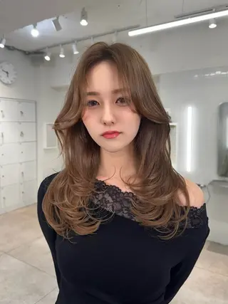 ロング カラー ヘアアレンジ ONYX【オニキス】所属・韓国レイヤーカット/ 髪質改善/郷家拓斗のヘアスタイル