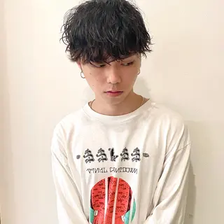 パーマ メンズ 永野 正芳のヘアスタイル