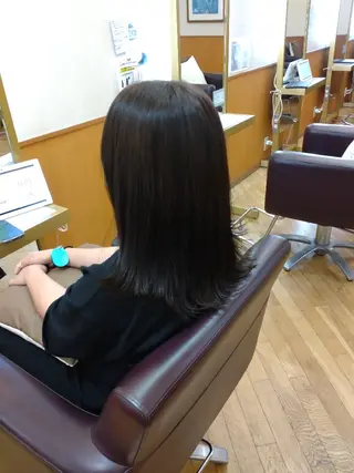 ミディアム 仮屋 敬介のヘアスタイル