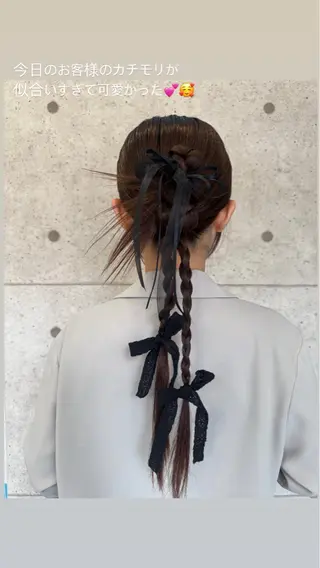 ヘアアレンジ 川田 奈々実のヘアスタイル
