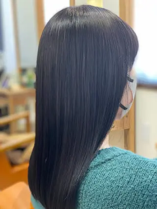 セミロング カラー 森下 友　Dio...池袋のヘアスタイル