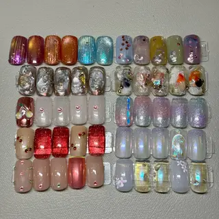 ネイル nail salon supe_所属・supe_ 八幡🐺*❅·̩͙のネイルデザイン