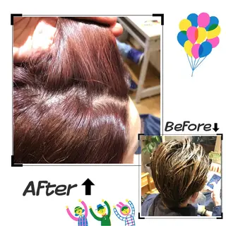 ショート カラー メンズ ☻BRAVE柏東口店 わたなべ りこ☻のヘアスタイル