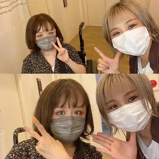 ショート カラー メンズ キッズ ショート、ボブなら お任せ❤️石川由美のヘアスタイル