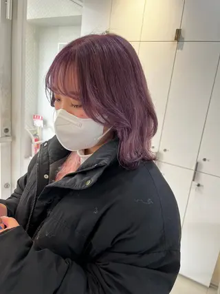 ミディアム stylist ◎RUKI.のヘアスタイル