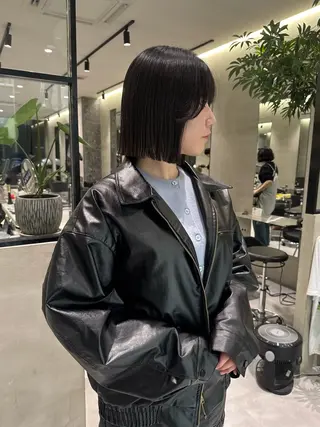 ショート ハルヒ/ハイトーン/ ボブのヘアスタイル