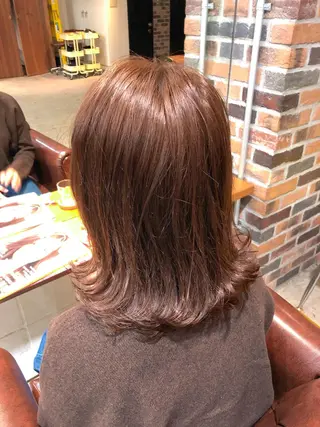 ミディアム カラー パーマ ヘアアレンジ メンズ キッズ ネイル マツエク・マツパ ⭐️ハイクオリティ カラー杉本雄志⭐️のヘアスタイル