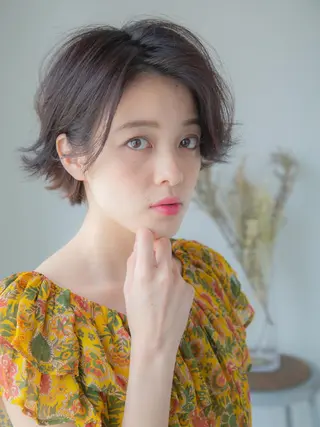 ショート La・sol HAIRのヘアスタイル