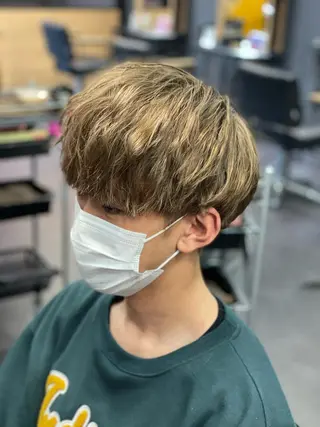 ショート カラー パーマ メンズ エクステ/カラー/ TOMOYUKIのヘアスタイル