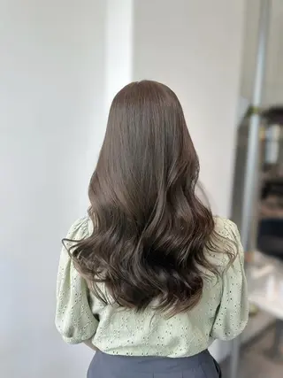 カラー ❤︎横浜❤︎うる艶 透明感カラー❤︎のヘアスタイル