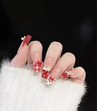 ネイル 長さだし専門 ありさのネイルデザイン