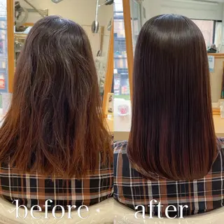 セミロング 美髪⭐︎髪質改善 井上　康司のヘアスタイル