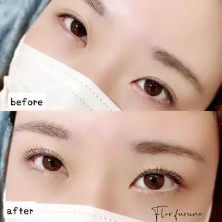 マツエク・マツパ アイブロウ Flor上大岡 *フルノ リナ*のマツエク・マツパデザイン