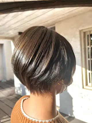 ショート カラー てづか りおのヘアスタイル