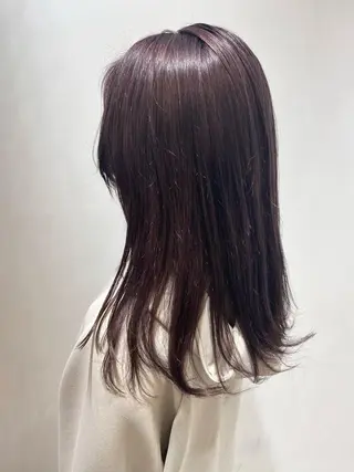 ミディアム カラー 🐺ウルフ/レイヤー 似合わせ‎🤍沙羅のヘアスタイル