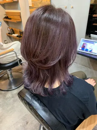 セミロング 山本 みきのヘアスタイル