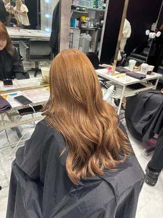 ロング カラー ハイトーンレイヤー 🦋🌷Shuriのヘアスタイル