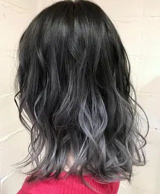 セミロング カラー 韓・中華美女ヘア 🇰🇷×🇨🇳のヘアスタイル