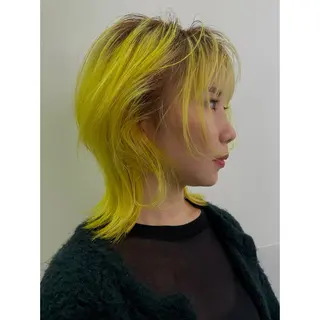 ミディアム カラー SALOWIN所属・ブリーチ✍️ ボブ✨レイヤーのヘアスタイル