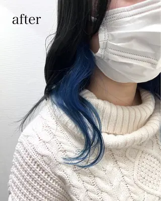 セミロング カラー 韓国ヘア🇰🇷 RYOTAのヘアスタイル