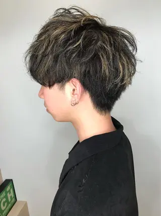 カラー メンズ 佐藤 魁人のヘアスタイル