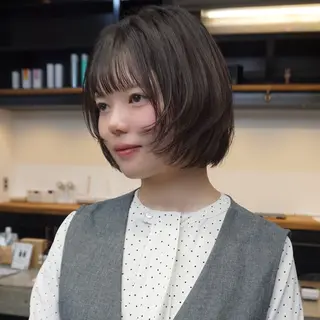 ショート i.+FERiCIA.所属・ボブ／アンニュイ 🌷しだひめな🌷のヘアスタイル