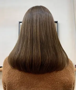 セミロング メンズパーマ shell 宮下のヘアスタイル