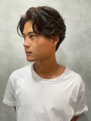 ショート メンズ フリーランスシェアサロンルレイル所属・心斎橋/メンズ /ルレイル/地形真希のヘアスタイル