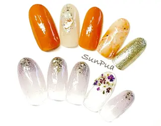 ネイル @.Freestyle 【フリースタイル】所属・根本 奈美のネイルデザイン