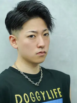 ミディアム メンズ CHROM TOKYO ALT所属・神保町メンズno.1 佐々木康介のヘアスタイル