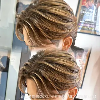 カラー メンズ 外国人風カラー職人 レオのヘアスタイル