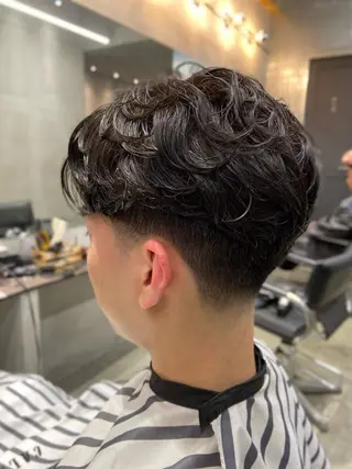 ショート パーマ メンズ FM【エフエム】HAVANA所属・💈圧倒的メンズ特化 明大前美容師💈のヘアスタイル