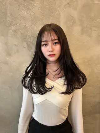 ロング 🇰🇷祝斗🇰🇷 /韓国ヘア/縮毛のヘアスタイル