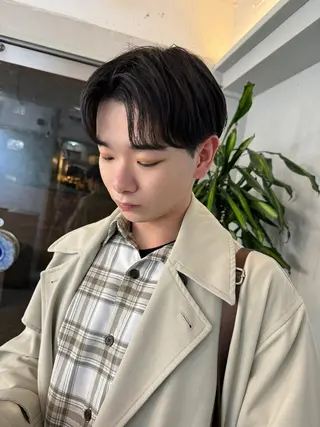 パーマ メンズ je suis heureuse所属・ハイライトカラー 🌀ゆい❣️のヘアスタイル