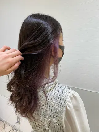 ロング カラー ナチュラル艶カラー 🤎maoのヘアスタイル