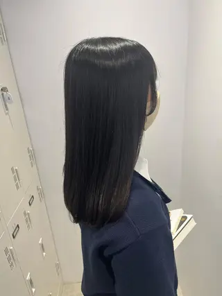 ロング カラー パーマ ヘアアレンジ 髪質改善/縮毛矯正 艶カラー/珠聡のヘアスタイル